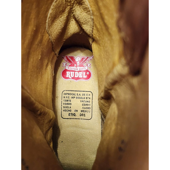 Women's RUDEL Boots, Brown, Size 9 - Picture 10 of 12